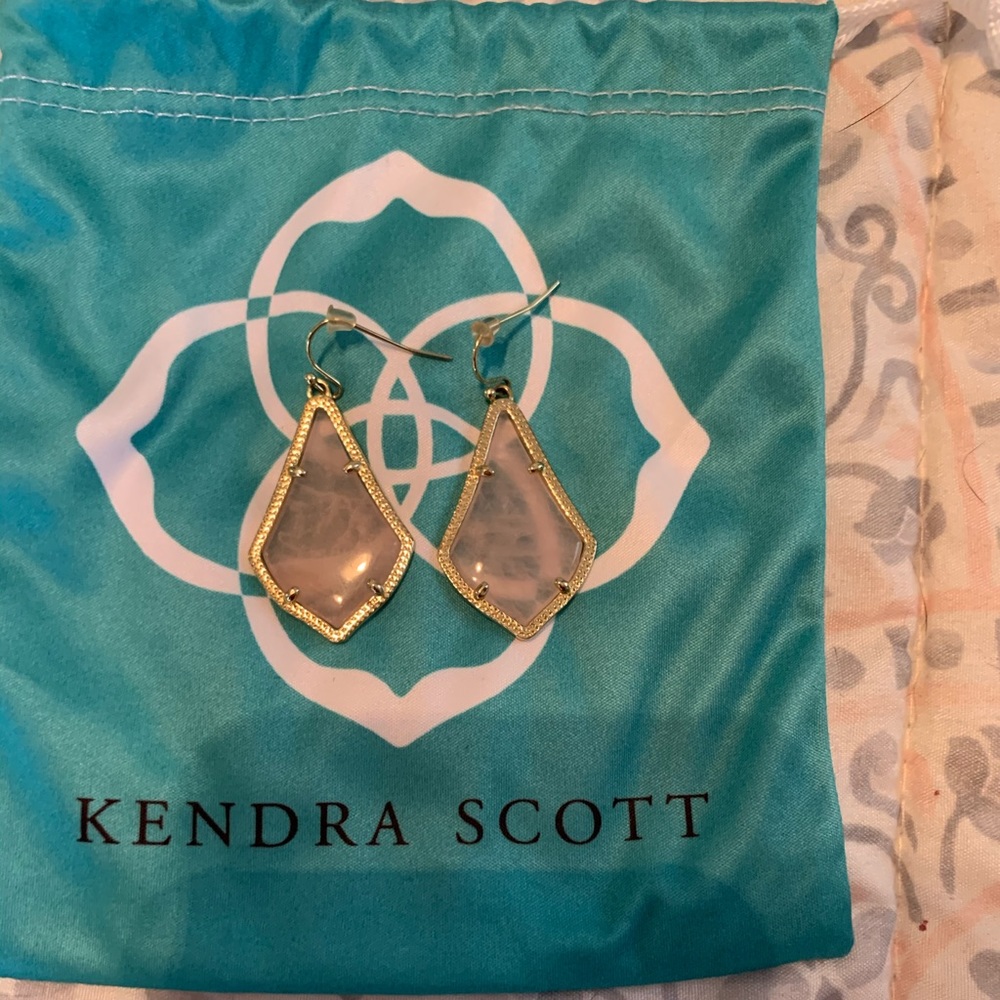 Kendra Scott Gold & Ivory Alex Earrings